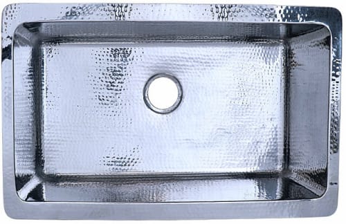 Nantucket Sinks Brightwork Home Collection KSSH321910 - 32 Inch Undermount Single Bowl Kitchen Sink with 16 Gauge Stainless Steel