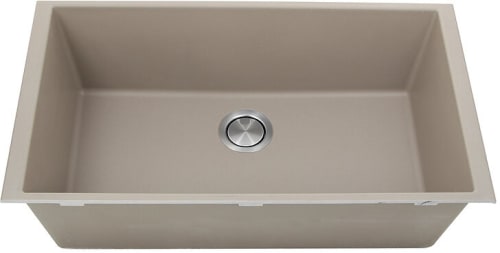Nantucket Sinks Plymouth Collection PR3320TRUM - 33 Inch Undermount Single Bowl Kitchen Sink with 9 Inch Bowl Depth