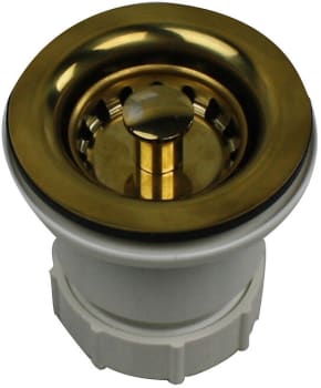 Nantucket Sinks NS403PB - 2 3/4 Inch Junior Duo Bar Sink Drain In Polished Brass