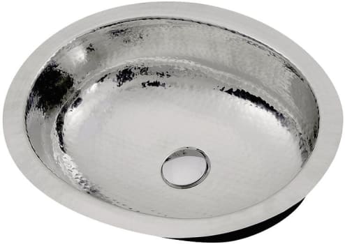 Nantucket Sinks Brightwork Home Collection OVS - 17 Inch Undermount Single Bathroom Sink with 18 Gauge Stainless Steel