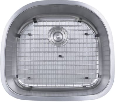 Nantucket Sinks Sconset Collection NS03I16 - 23 Inch Undermount Single Bowl Kitchen Sink with Bottom Grid