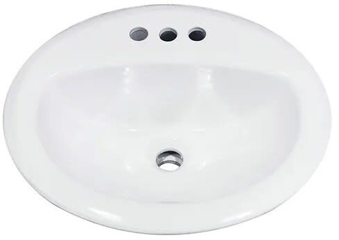Nantucket Sinks Great Point Collection DI20174 - 20 Inch Top Mount Single Bowl with 3 Faucet Hole
