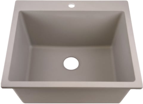 Nantucket Sinks PR2522DMTR - 25 Inch Dualmount Granite Composite Laundry Sink