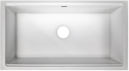 Nantucket Sinks PR3419WUM - 34 Inch Undermount Granite Composite Kitchen Sink with 8 1/4 Inch Bowl Depth