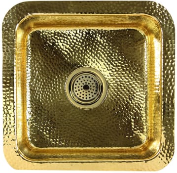 Nantucket Sinks Brightwork Home Collection SQRB7 - 16 Inch Undermount Single Bar / Prep Sink with 7 1/4 Inch Bowl Depth