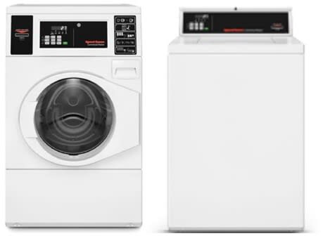 Speed Queen SPWADREW01118T Side-by-Side Front Load Washer and