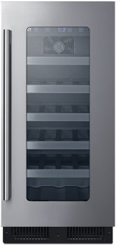 Summit ALWC15CSS - 15 Inch Built-In Wine Cellar