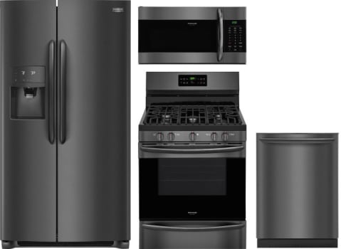 Frigidaire Frreradwmw2552 4 Piece Kitchen Liances Package With Frigidaire Gallery Series