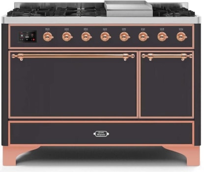 Ilve Majestic II Collection UM12FDQNS3MGP - Dual Fuel Natural Gas Freestanding Range