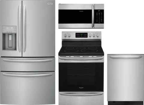 Frigidaire Frreradwmw10407 4 Piece Kitchen Appliances Package With