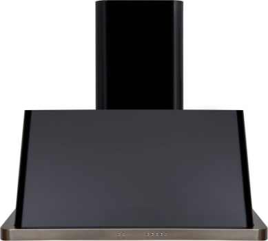 Ilve Majestic Collection UAM76BK - 30 Inch Wall Mount Chimney Range Hood with 600 CFM Internal Blower