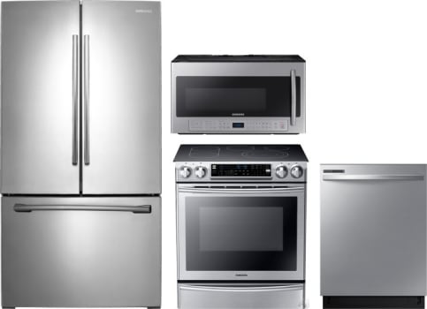 Samsung Sareradwmw5437 4 Piece Kitchen Appliances Package With