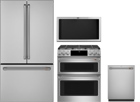 Package Cafe2 - Cafe Appliances - 4 Piece Appliance Package with