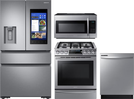 Samsung Sareradwmw7001 4 Piece Kitchen Appliances Package With