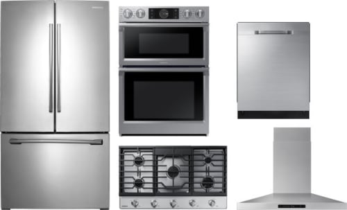 Samsung SARECTWODWRH428 5 Piece Kitchen Appliances Package ...