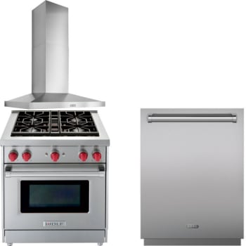 Wolf WOSZRERADWRH263 3 Piece Kitchen Appliances Package with ...