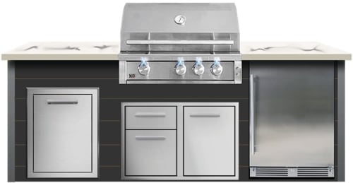 XO XOGOK32XLTV1BL - 96 Inch XLT Designer Modular Island