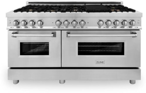 ZLINE RABR60 - 60 Inch Pro-Style Double Oven Dual Fuel Range