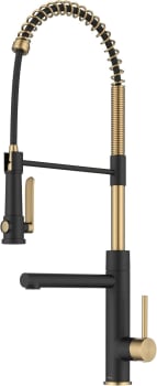 Kraus Artec Pro Series KPF1605BBMB - Commercial Style 2-Function Single Handle Pull Down Kitchen Faucet with Pot Filler