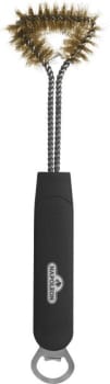 Napoleon 62012PK12 - Three Sided Brass Grill Brush with Bottle Opener (Pack of 12) in Full View