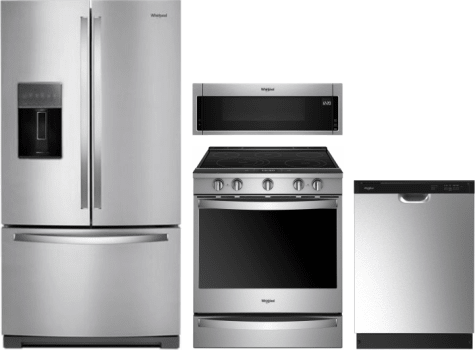Whirlpool 4 piece outlet kitchen appliance package