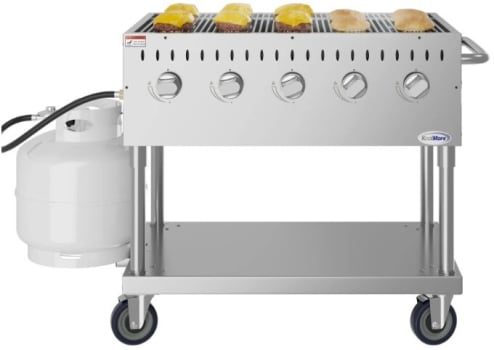 Koolmore KMCGM36 - 36 Inch Commercial Mobile Outdoor Liquid Propane Grill
