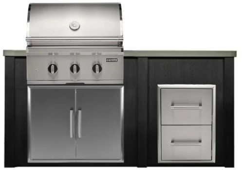 Haven Outdoor HCOY72REFBB2 - 72 Inch Outdoor Kitchen Island