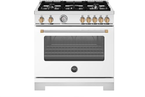 Bertazzoni Master Series MAS365GASBGLP - 36 Inch Freestanding Gas Range with 5 Sealed Burners