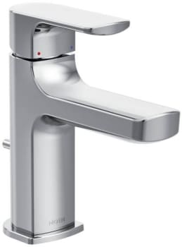 Moen Rizon 6900HC - Rizon One Handle Low Arc Bathroom Faucet with Hot/Cold Color Indicators
