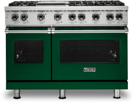 Viking 5 Series VGR5486GIVBB - 48 Inch Sealed Burner Natural Gas Range