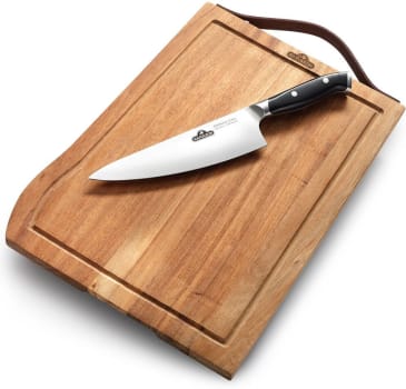 Napoleon 70066 - Premium Cutting Board and Knife Set in Front View