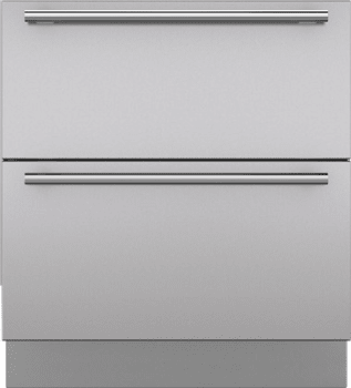 Sub-Zero 7023703 - Integrated Stainless Steel 30" Drawer Panels with Tubular Handles