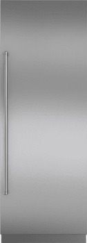 Sub-Zero 7025304 - Integrated Stainless Steel 30" Column Door Panel with Pro Handle - Right Hinge