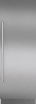 Sub-Zero 7025306 - Integrated Stainless Steel 30" Column Door Panel with Pro Handle - Right Hinge