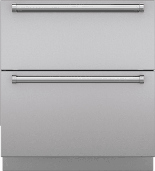 Sub-Zero 7025308 30 Inch Stainless Steel Drawer Panels Pro Handles