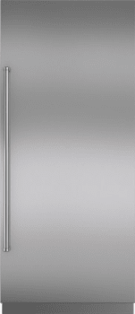 Sub-Zero 7025316 36 Inch x 84 Inch Stainless Panel, 4 Inch Toe Kick, Pro  Handle, Right Hinge