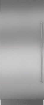 Sub-Zero 7025319 - Integrated Stainless Steel 36" Column Door Panel with Pro Handle - Left Hinge