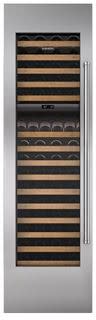 Sub-Zero 7025345 - Integrated Stainless Steel 30" Wine Storage Door Panel with Pro Handle - Left Hinge