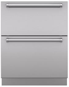 Sub-Zero 7025362 - Integrated Stainless Steel 27" Drawer Panels with Pro Handles