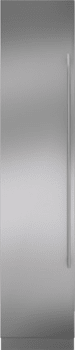 Sub-Zero 7025373 - Integrated Stainless Steel 18" Column Door Panel with Tubular Handle - Left Hinge