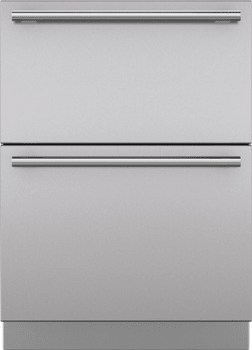 Sub-Zero 7025408 - Integrated Stainless Steel 24" Drawer Panels with Tubular Handles