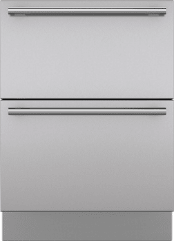 Sub-Zero 7025409 - Integrated Stainless Steel 24" Drawer Panels with Tubular Handles