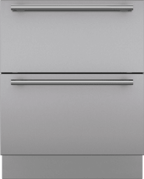 Sub-Zero 7025411 - Integrated Stainless Steel 27" Drawer Panels with Tubular Handles