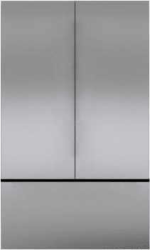 Sub-Zero 7027158 - Classic 42" French Door Framed Stainless Steel Front Panels