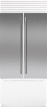 Sub-Zero 7029742 36 Inch Refrigerator Door Panel - Stainless Steel