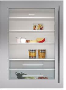 Sub-Zero 7030232 - Classic 30" Stainless Steel Flush Inset Door Panel with Tubular Handle