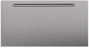 Sub-Zero 7030241 - Classic 36" Stainless Steel Dual Flush Inset Drawer Panel with Tubular Handle - Left Hinge