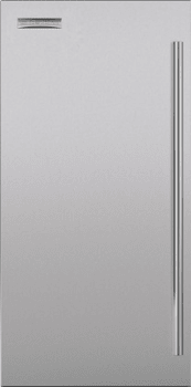 Sub-Zero 7030430 15 Inch Stainless Door Panel with Tubular Handle