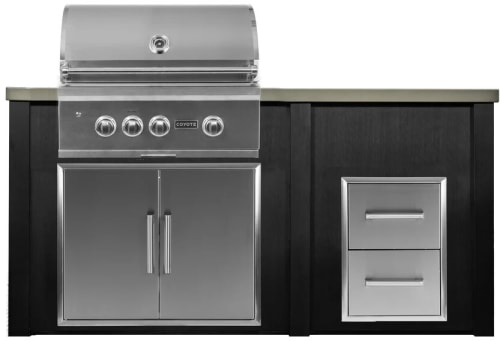 Haven Outdoor HCOY72DRAWBB2 - 6 Foot Outdoor Kitchen Island