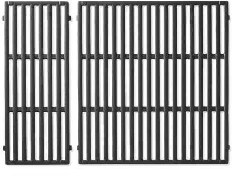 Weber 7856 - WEBER CRAFTED 3-Burner Porcelain-Enameled Cast-Iron Cooking Grates for SPIRIT 300 Series and SMOKEFIRE EX4